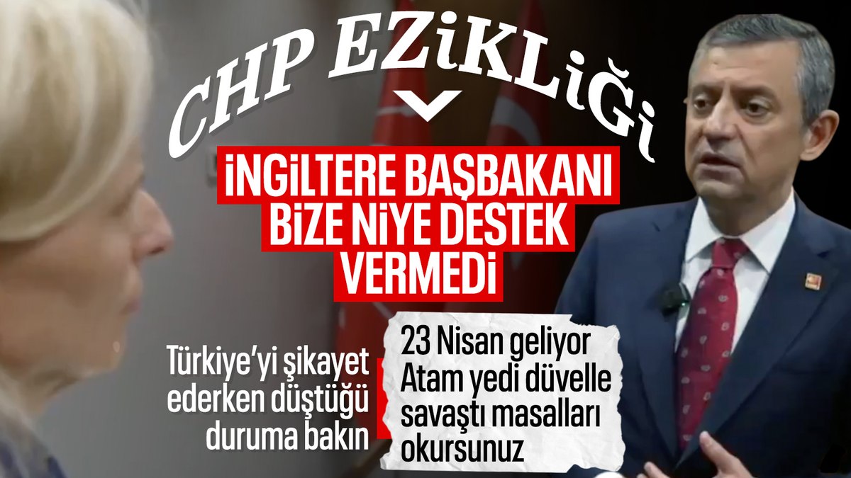 Özgür Özel’den İngiltere’ye sitem: Sessiz kalmanıza çok kırgınız